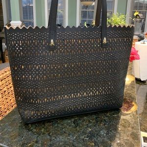 Stella & Dot Black Avalon Tote